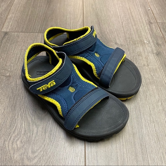 Teva | Psyclone 2 Toddler Sandals Navy Yellow 12 - Picture 3 of 8
